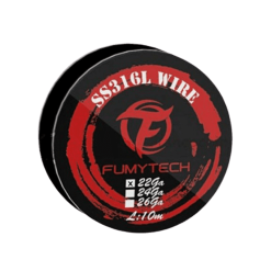 SS316L 22AWG (0.65MM) 10m - Fumytech