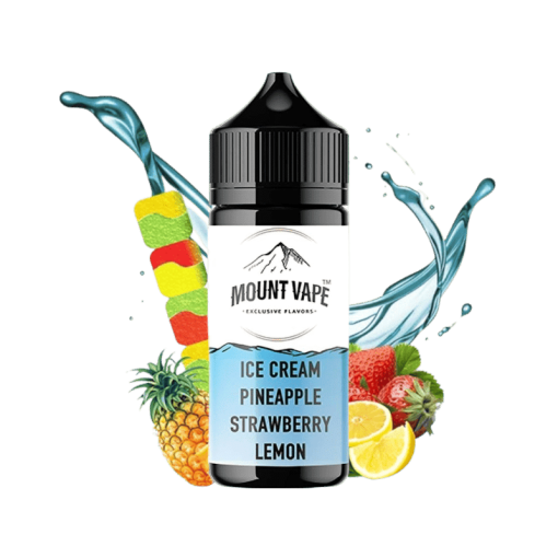 Ice Cream Pineapple Strawberry Lemon 10ml for 30ml by Mount Vape