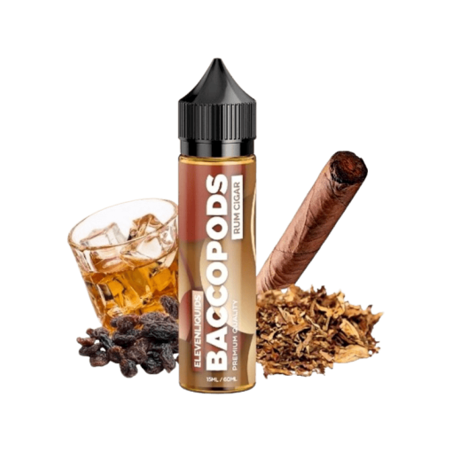 Eleven Baccopods Rum Cigar 15ml for 60ml