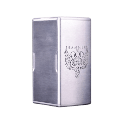 Hammer of God 400W Mod Silver & Black by Vaperz Cloud