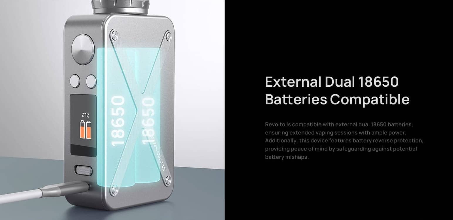 Aspire Revolto Box Mod 220W 18650 Banner8