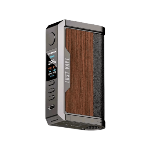 Lost Vape Centaurus Q200 Mod Gunmetal Walnut Wood