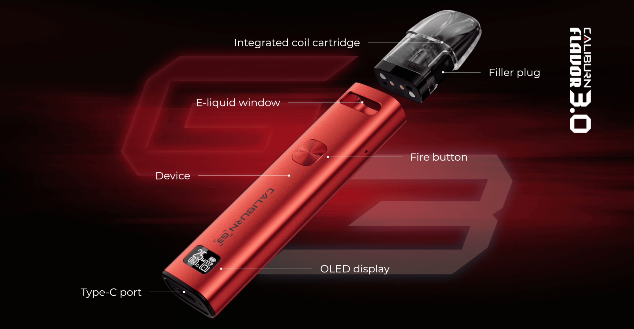 Uwell Caliburn G3 Pod Kit 900mAh 2.5ml 25W Banner2