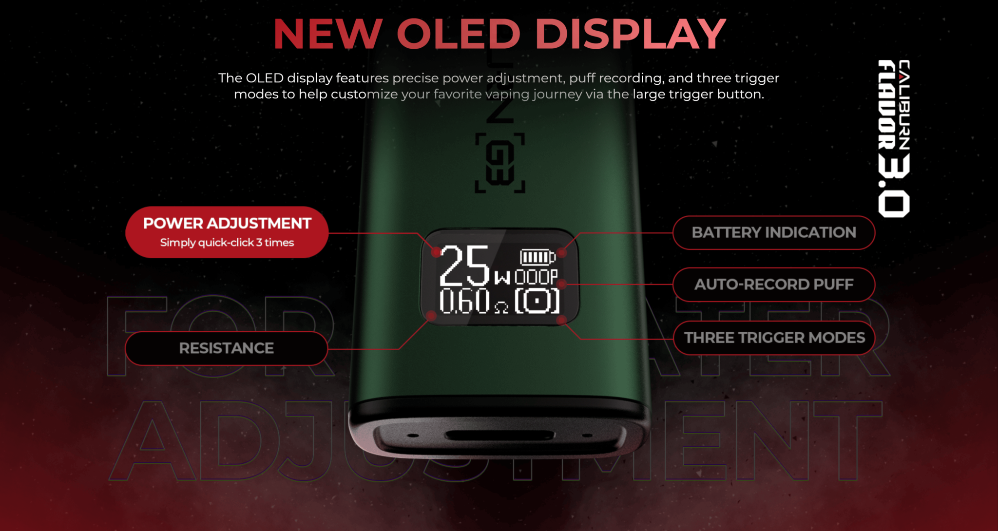 Uwell Caliburn G3 Pod Kit 900mAh 2.5ml 25W Banner3