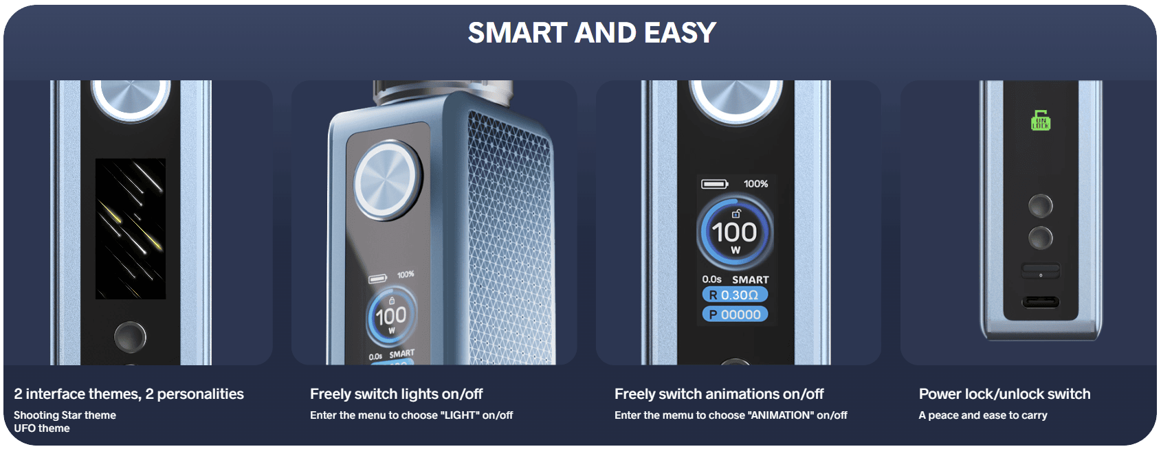 VooPoo Vinci Spark 100W Banner4