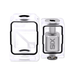 Alexa Six RBA Tank for Boro & Dot by Inhale White Frosted