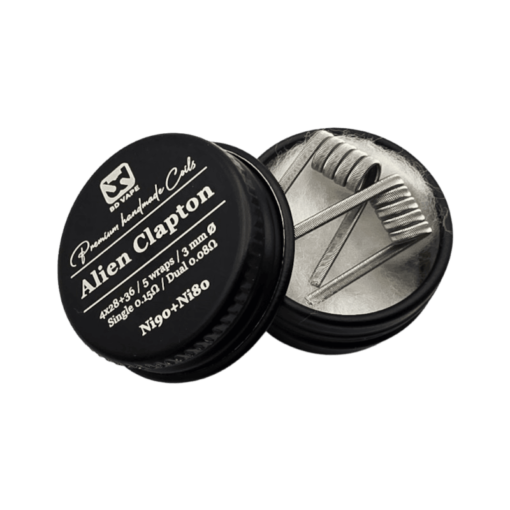 BD Vape Ni90+Ni80 Alien Clapton Premim Hanmade Coils Single 0.15Ω Dual 0.08Ω 2pcs